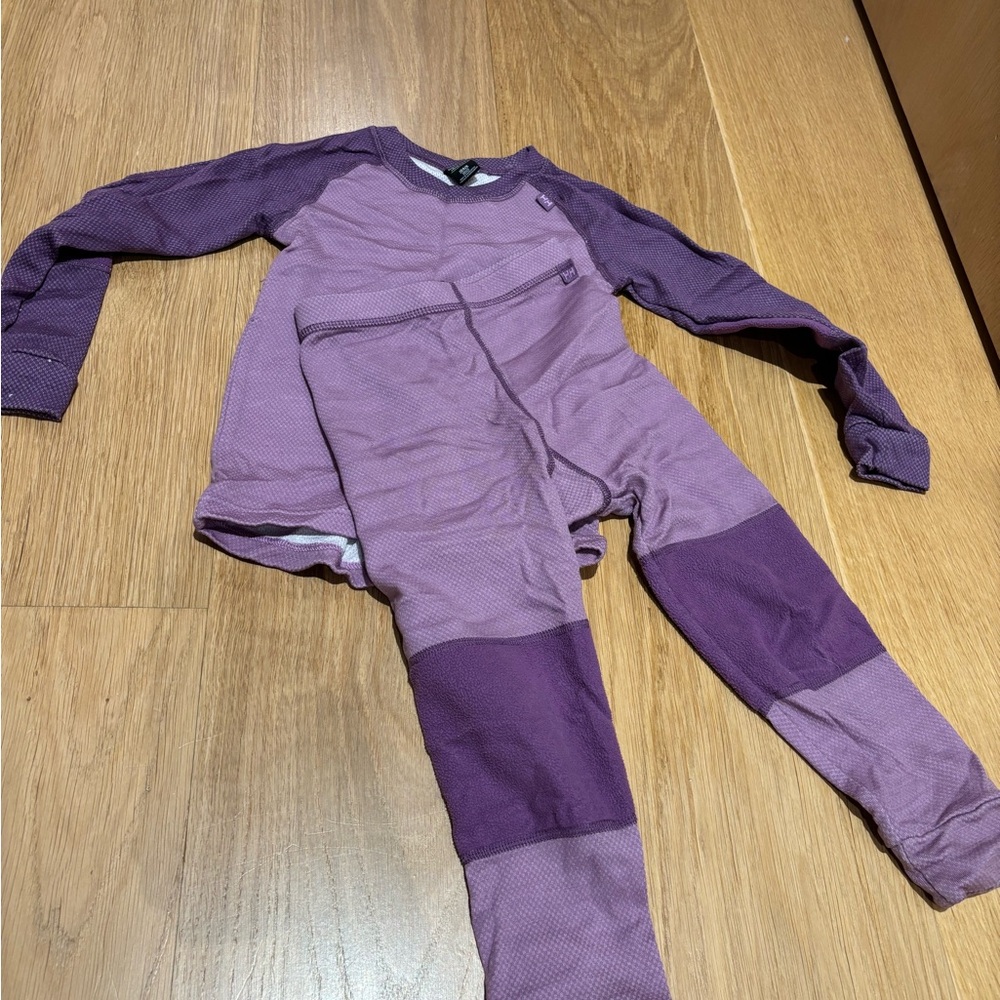 Helly Hansen Purple Girls Base Layers